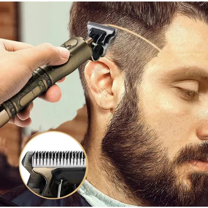 Máquina de Cortar Cabelo e Barbear Original Dragon – Precisão, Potência e Estilo Profissional